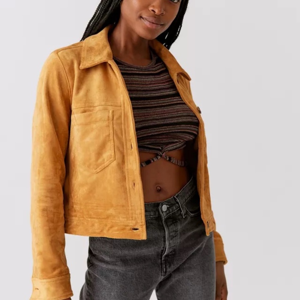BLANKNYC Tan Suede Jacket